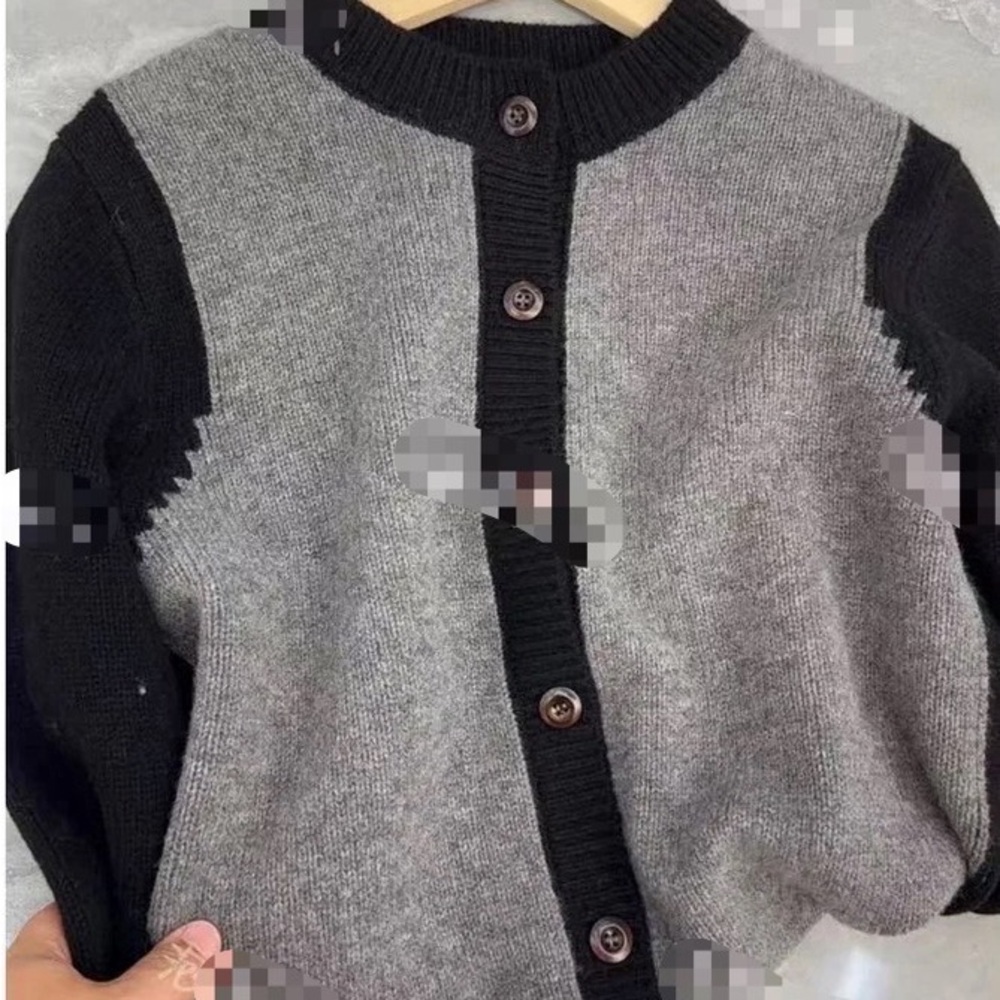 Lady’s Black and Gray Sweater
